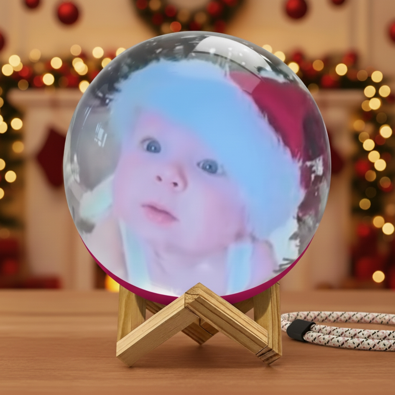 Compact Sphere Unit For Media Clip Visual Display