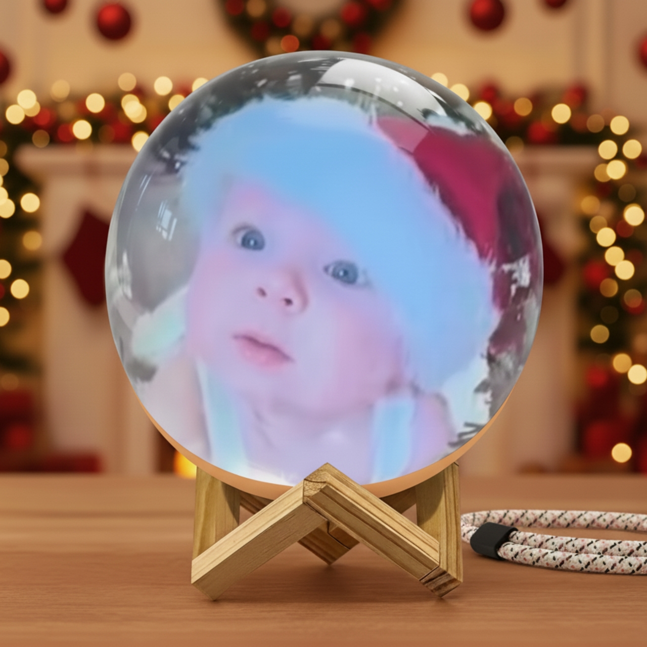 Compact Sphere Unit For Media Clip Visual Display