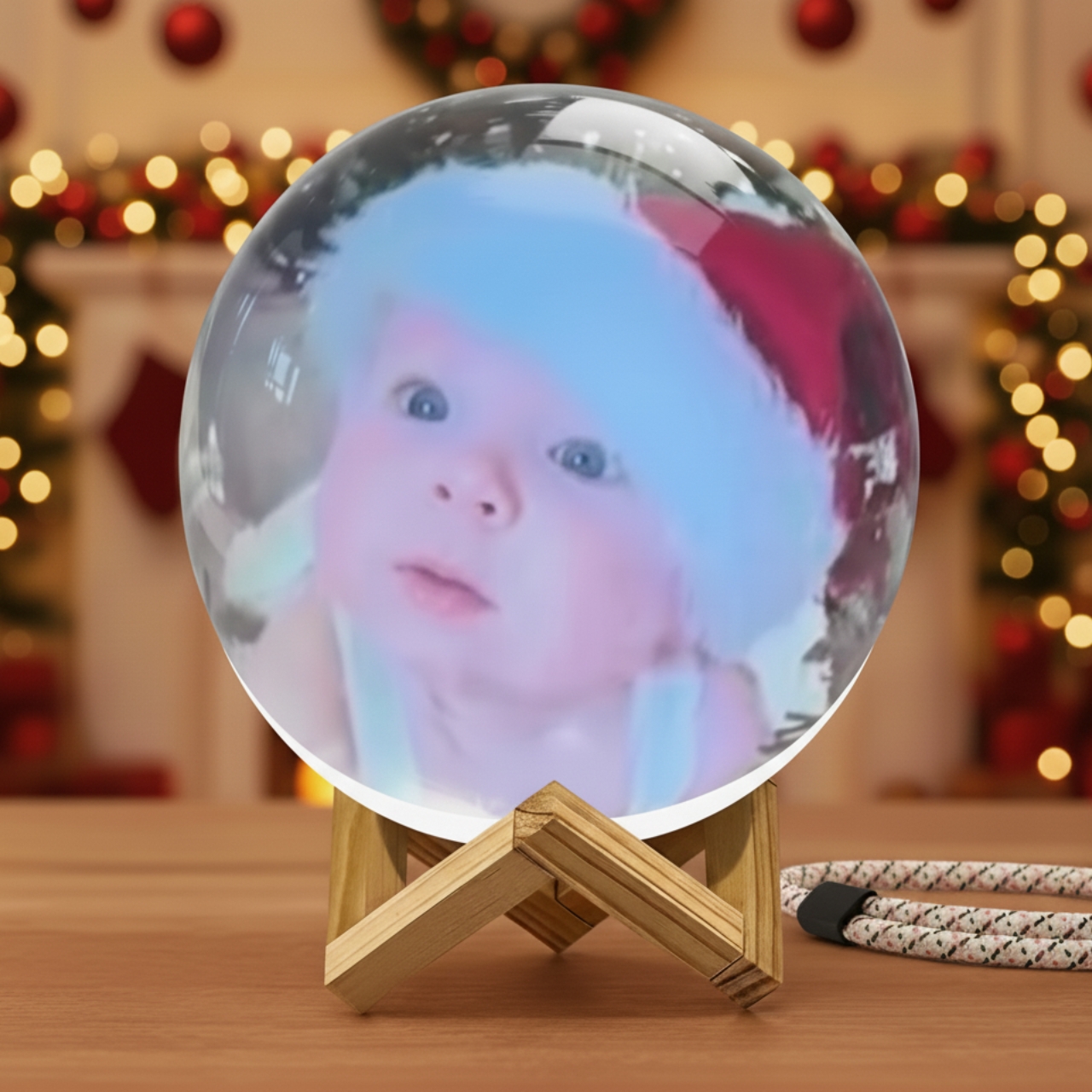 Compact Sphere Unit For Media Clip Visual Display