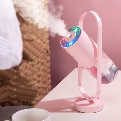Wireless Auto Rotating Magic Shadow Humidifier-Sparklie Lights