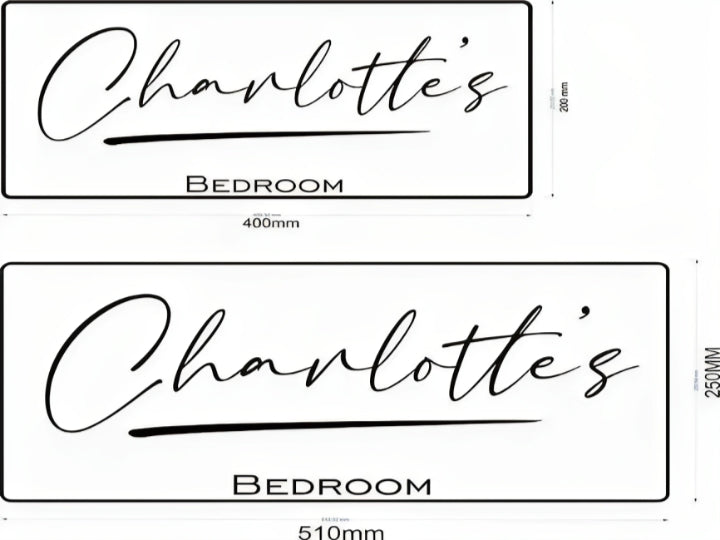 Personalized Handmade LED Illuminated Mirror Sign Light Up Bedroom Name Display-Sparklie Lights