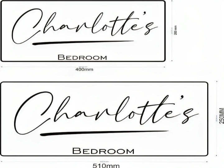 Personalized Handmade LED Illuminated Mirror Sign Light Up Bedroom Name Display-Sparklie Lights