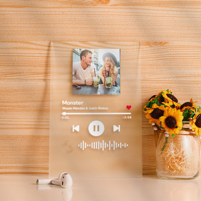 Engraved Music Acrylic Glass Elegant Gift-Sparklie Lights