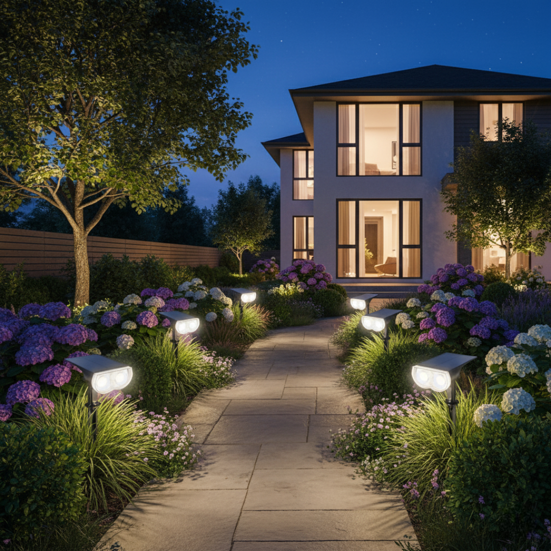 Halloween Solar Lights Outdoor 2 Pack Waterproof Spotlights