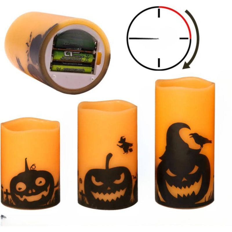 Halloween Themed LED Candles-Sparklie Lights