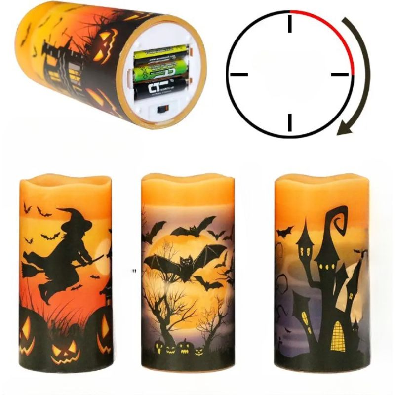 Halloween Themed LED Candles-Sparklie Lights