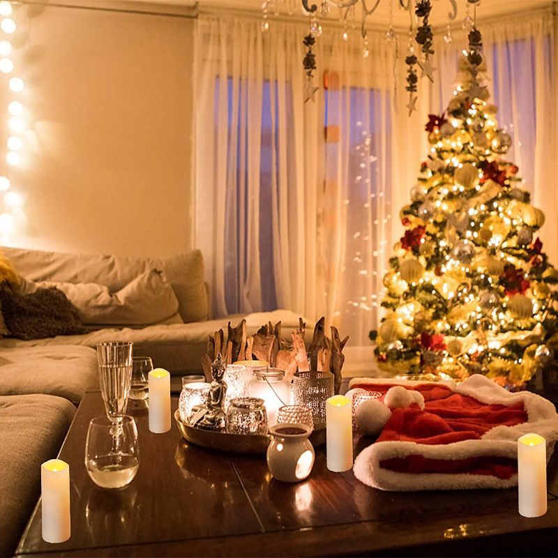 Exquisite Pack of 12 Flameless Candles-Sparklie Lights