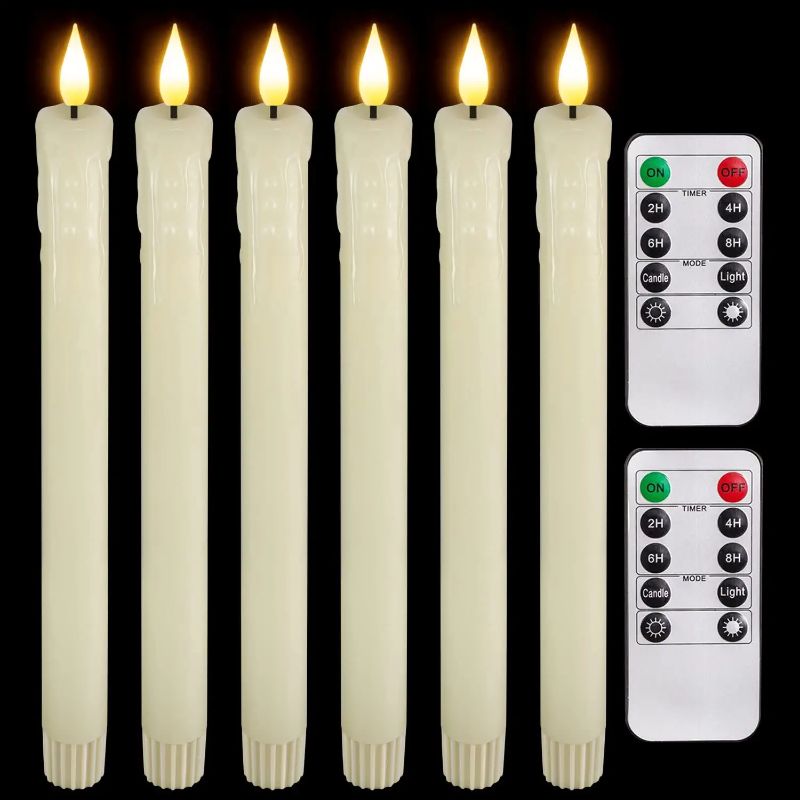LED Flameless Taper Candles With Remote-Sparklie Lights