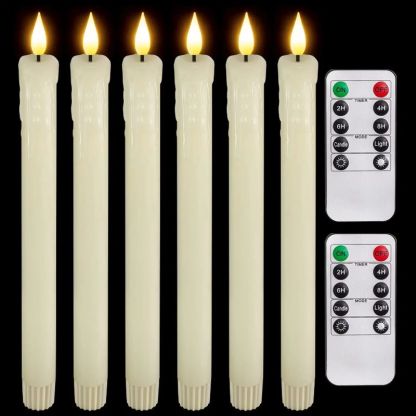LED Flameless Taper Candles With Remote-Sparklie Lights