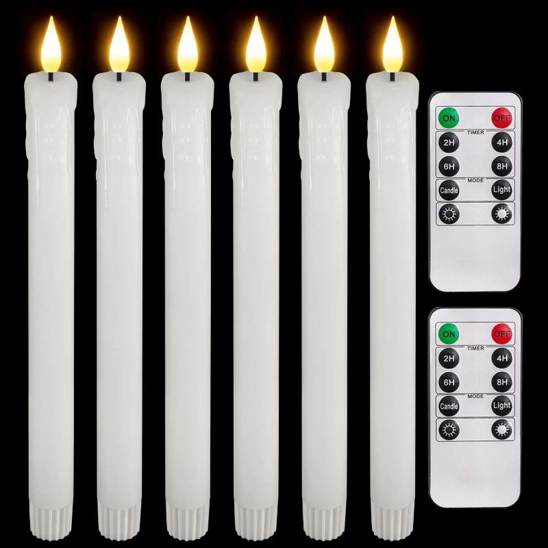 LED Flameless Taper Candles With Remote-Sparklie Lights