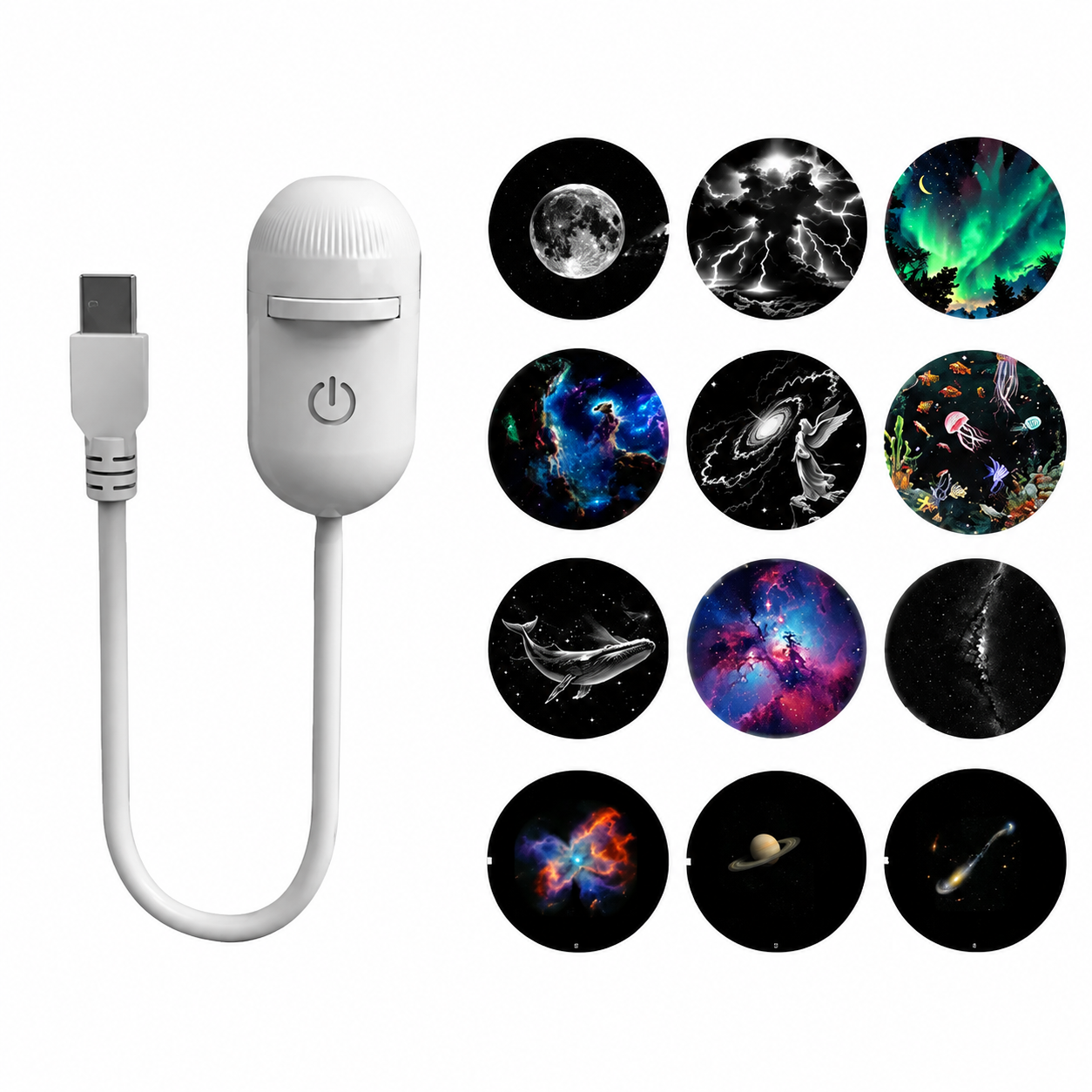 USB Galaxy Night Light For Ceiling Decor