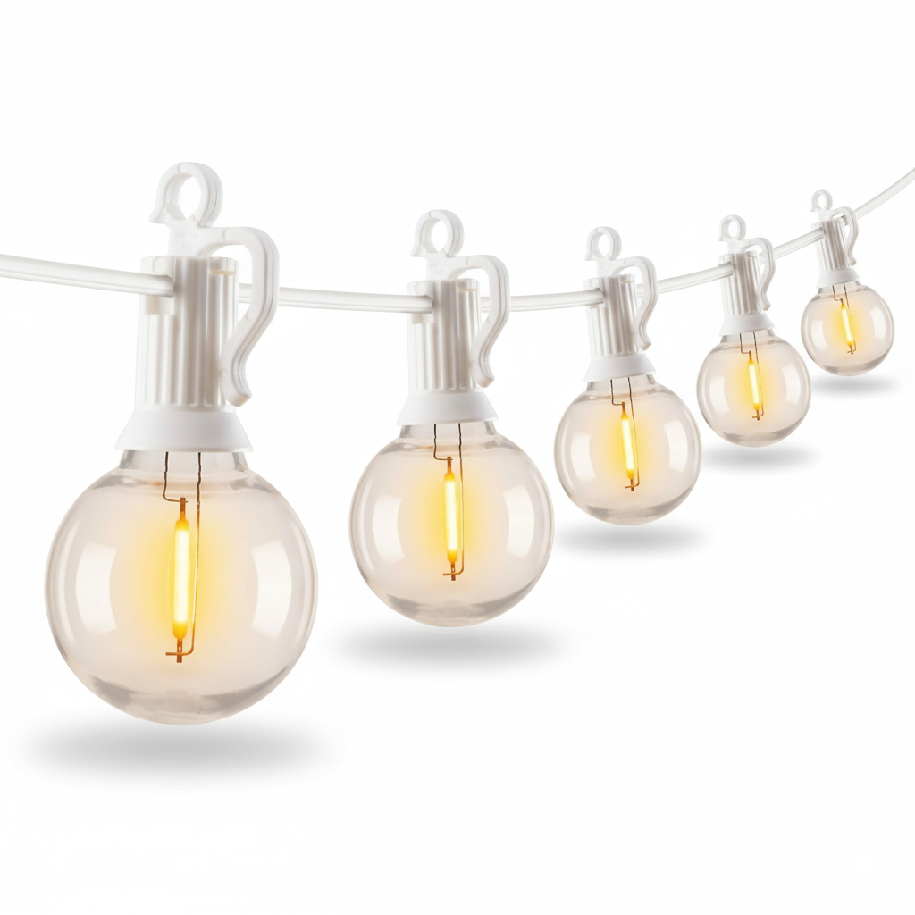 IP65 Waterproof Dimmable Hanging Connectable Globe LED Outdoor Lights