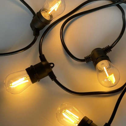 1.5W S14 Shatterproof LED Light Bulb (E27) in Warm White-Sparklie Lights