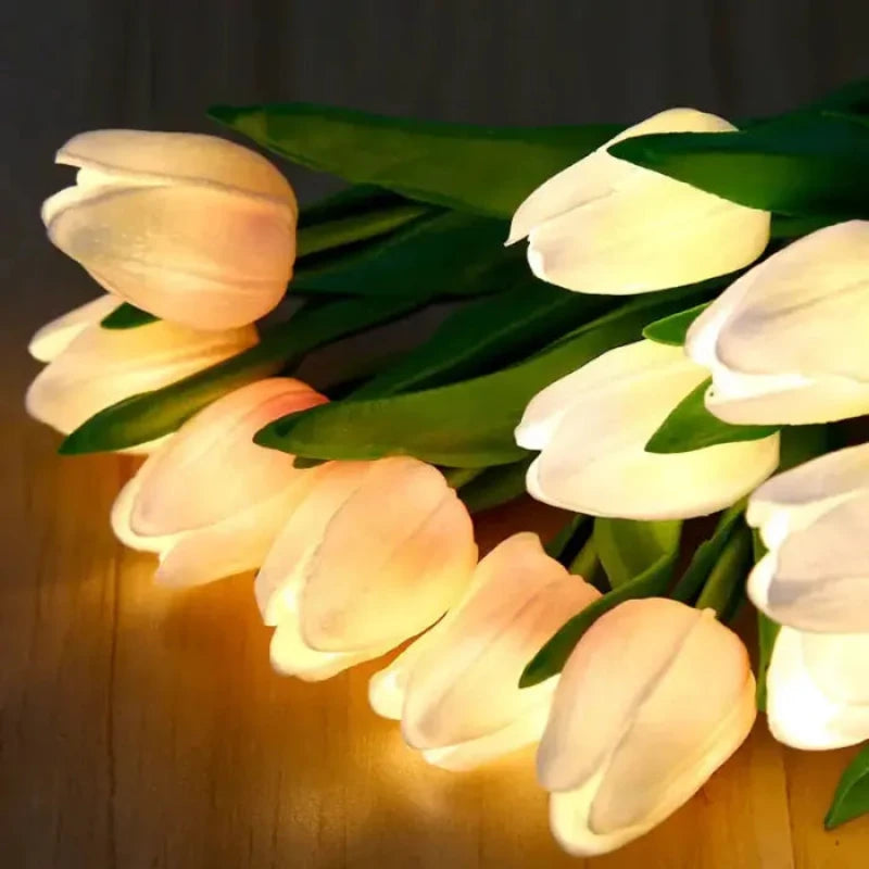 LED Tulip Flower Night Lamp-LED Solar Fairy Lights