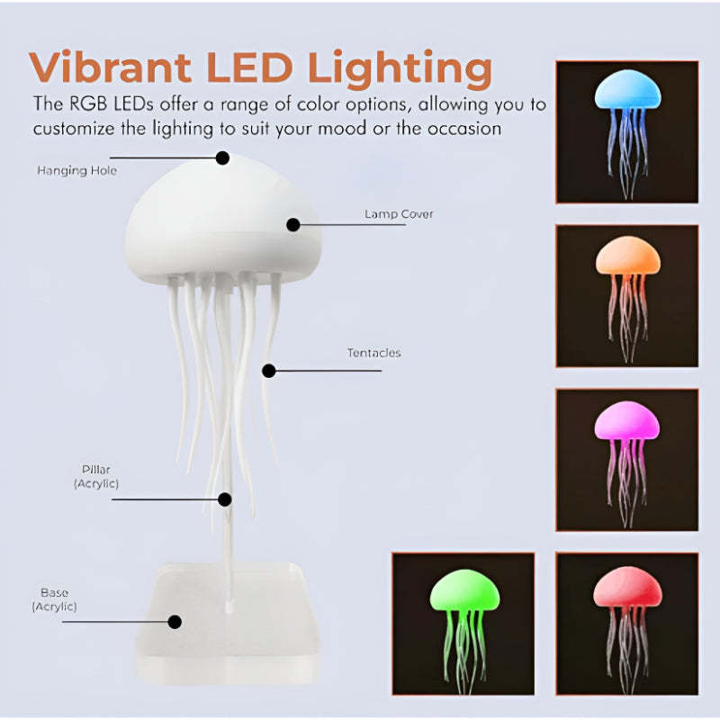 Mesmerizing Jellyfish Lamp-Sparklie Lights