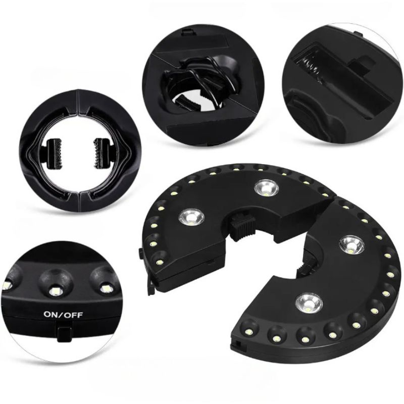 Umbrella Pole LED Cordless Light-Sparklie Lights