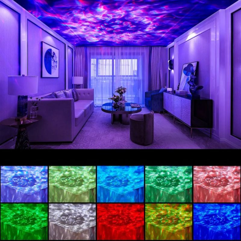 Bluetooth Music Night Light Projector-Sparklie Lights