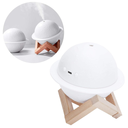 Planet Design Humidifier With Wooden Stand-Sparklie Lights