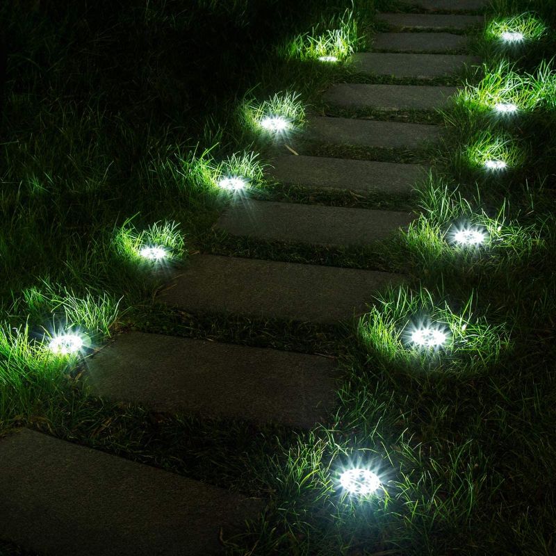 LED Solar Powered Disk Lights-Sparklie Lights