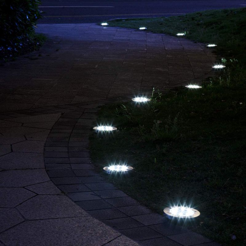 LED Solar Powered Disk Lights-Sparklie Lights