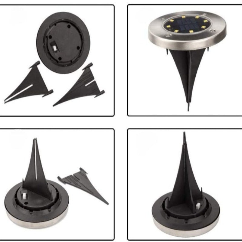 LED Solar Powered Disk Lights-Sparklie Lights