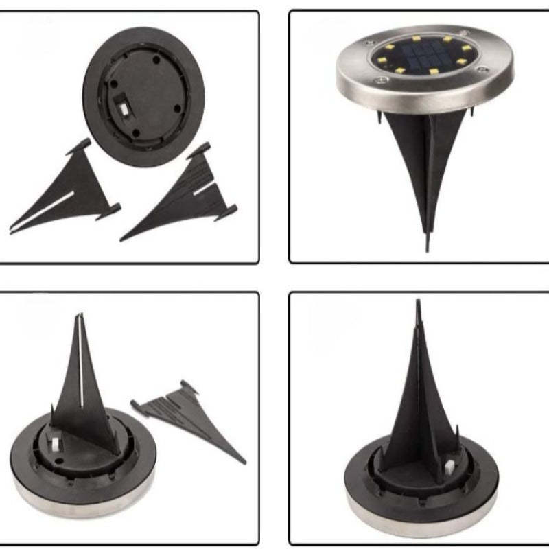 LED Solar Powered Disk Lights-Sparklie Lights