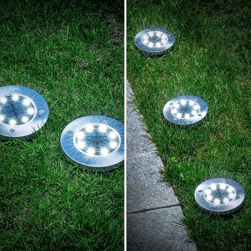 LED Solar Powered Disk Lights-Sparklie Lights