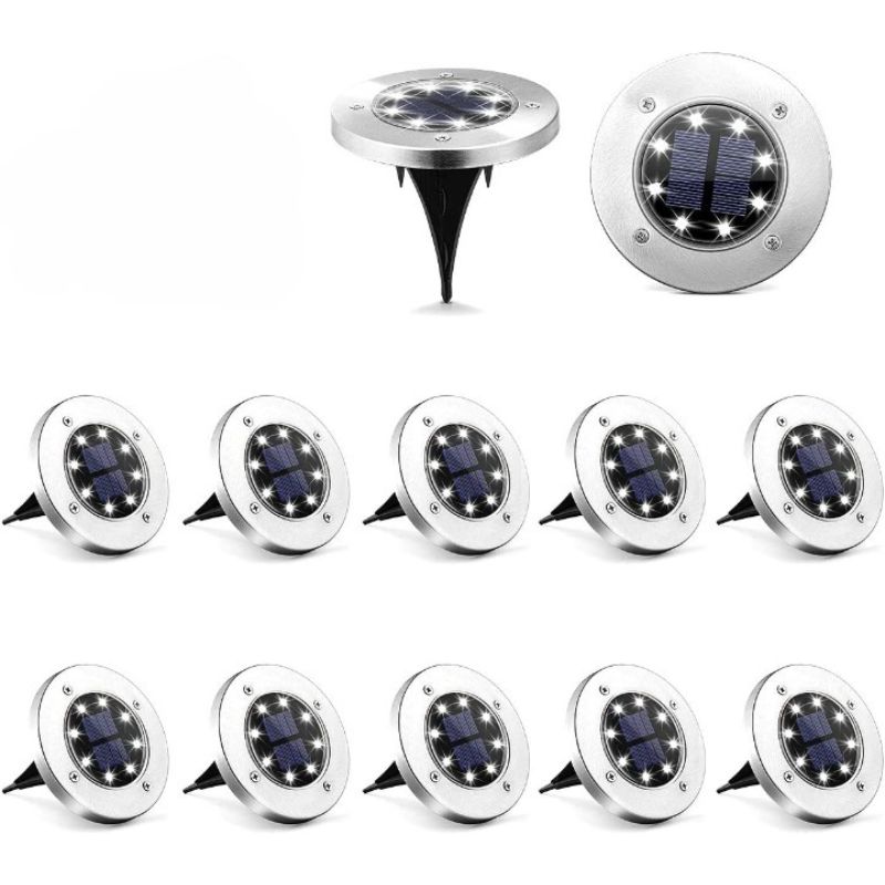 LED Solar Powered Disk Lights-Sparklie Lights