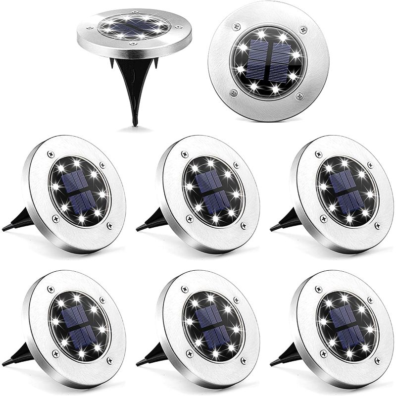 LED Solar Powered Disk Lights-Sparklie Lights