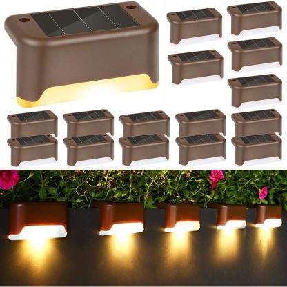 16 Pack Solar Deck Lights-Sparklie Lights