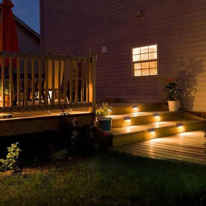16 Pack Solar Deck Lights-Sparklie Lights