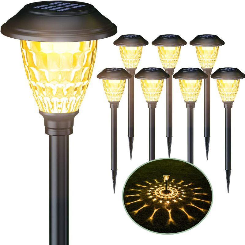 8 Pack Waterproof Solar LED Lights-Sparklie Lights