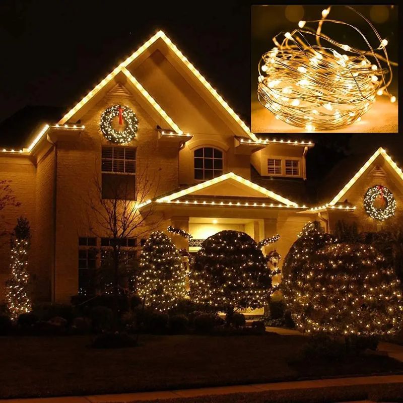 2 Pack Outdoor Decorative Fairy LED Lights-Sparklie Lights