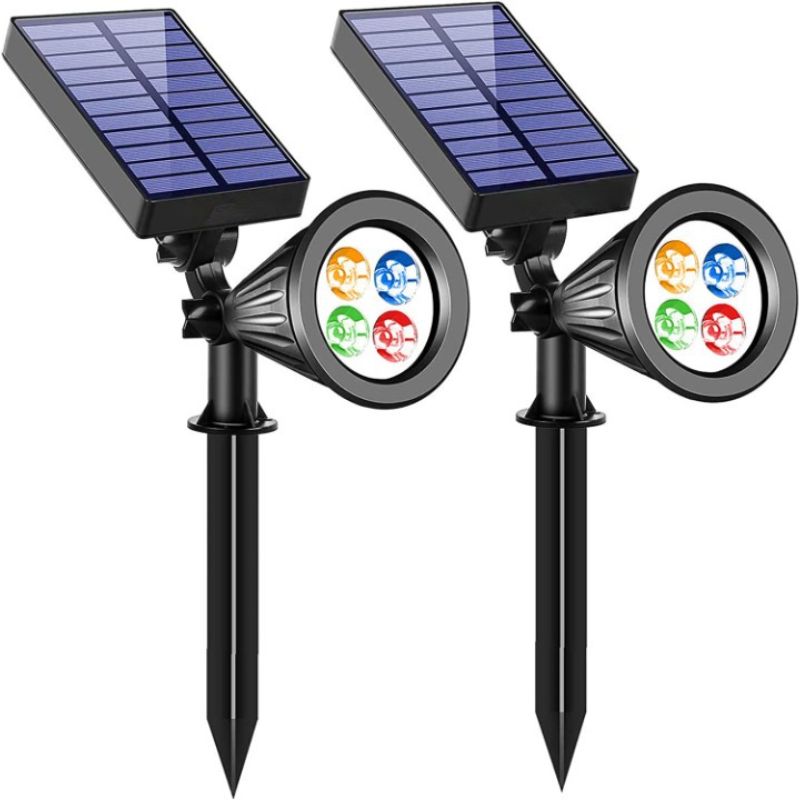 Adjustable 2 In 1 Multicolor Solar Lights-Sparklie Lights