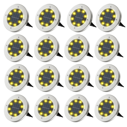 Waterproof Solar Pathway Lights for Gardens and Walkways Set