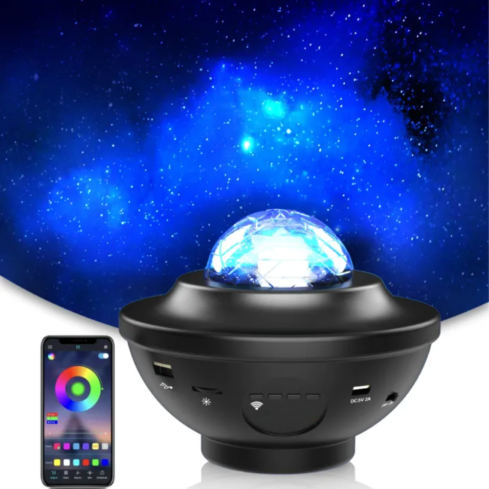 Smart Galaxy Star Projector with App Control and Customizable Lighting-Sparklie Lights