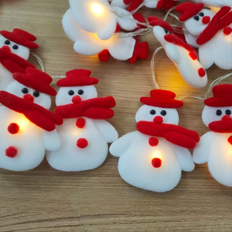 LED Snowman String Lights For Holiday Decoration