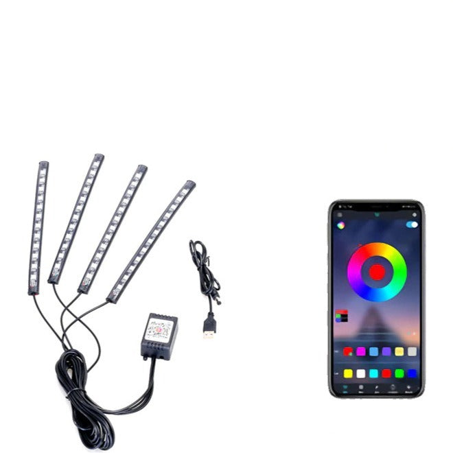 LED Controllable Ambient Car Light With USB-Sparklie Lights