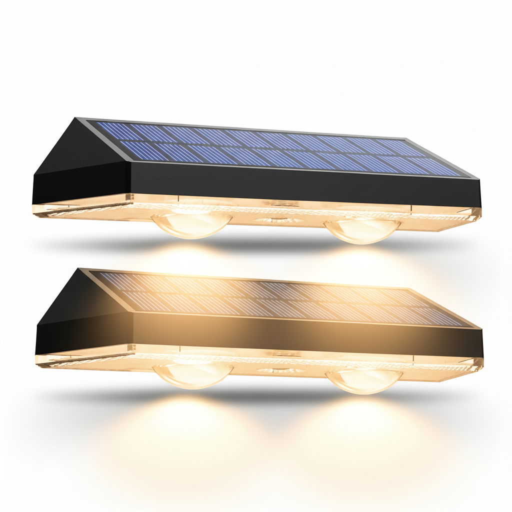 Solar Fence Lights Outdoor 8 Pack Waterproof LED 3 Mode