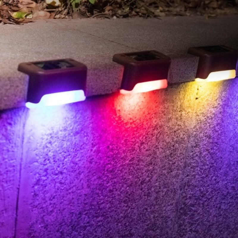 Outdoor Garden Waterproof LED Solar Stair Light-Sparklie Lights