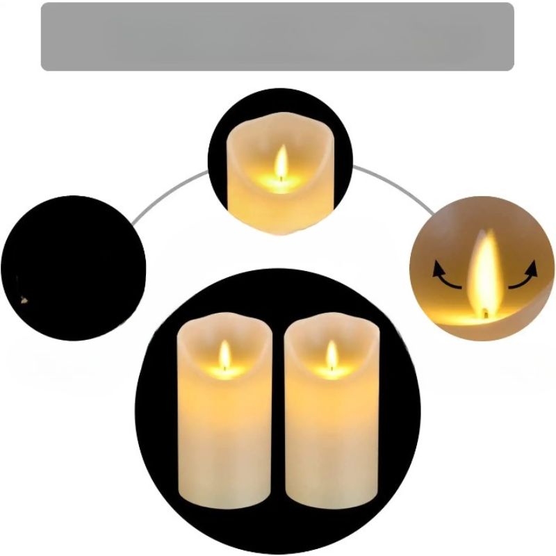 Flameless LED Candles With Remote Timer-Sparklie Lights