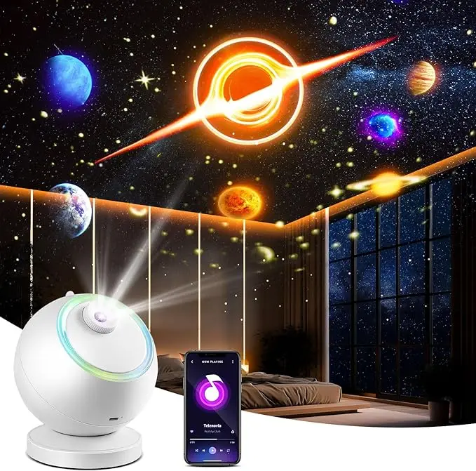 Planetarium Projector, HD Film Galaxy Projector for Bedroom
