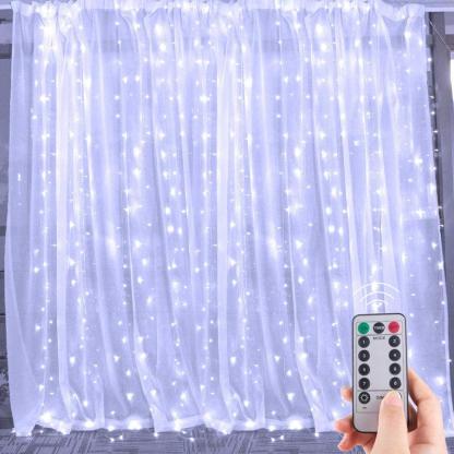 Curtain Lights String – Warm White LED Fairy Lights-Sparklie Lights