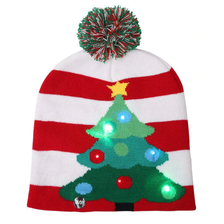 LED Christmas Beanie-Sparklie Lights