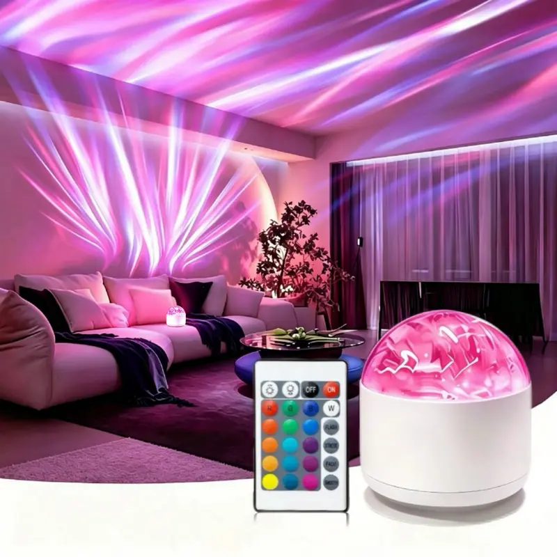 2 In 1 Projector Light With 16 Dynamic Colors And Remote Control