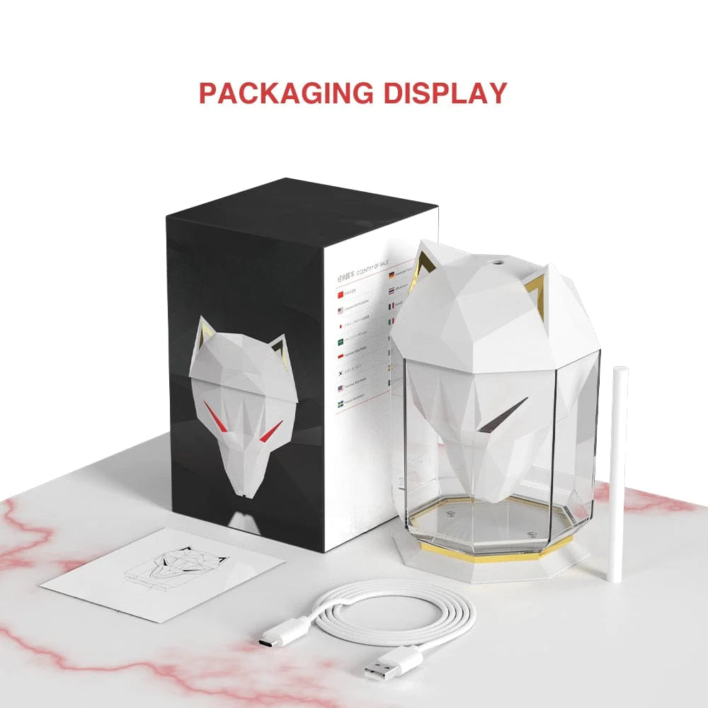Wolf Inspired Air Humidifier-Sparklie Lights