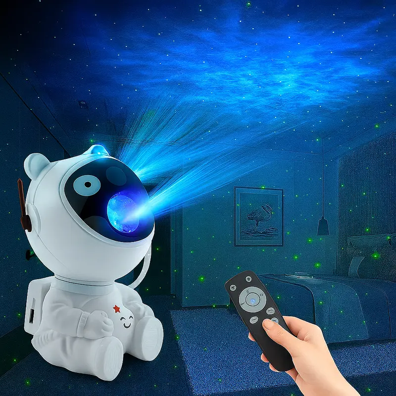 Astronaut Galaxy Projector With 8 Color Nebula