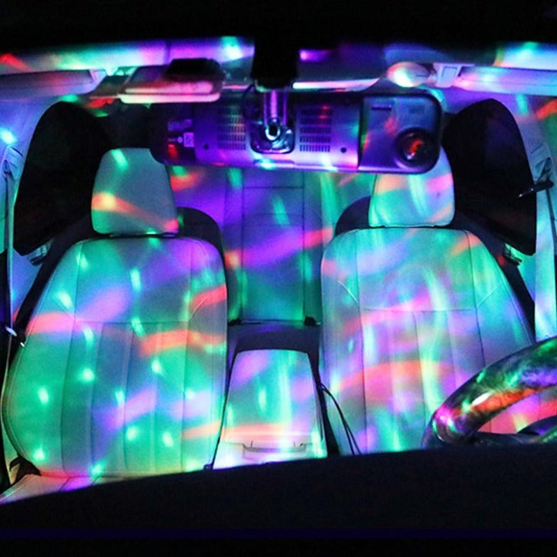 USB Car Interior Colorful Ambient Light-Sparklie Lights