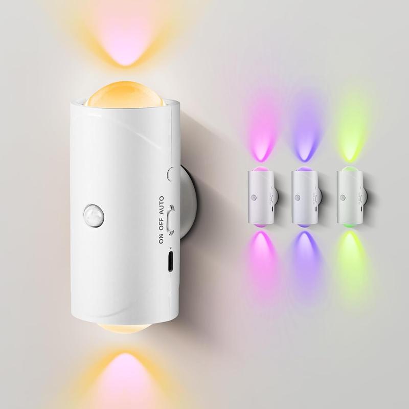 Smart LED Night Motion Sensor RGB Gradient Dimmable Wall Light