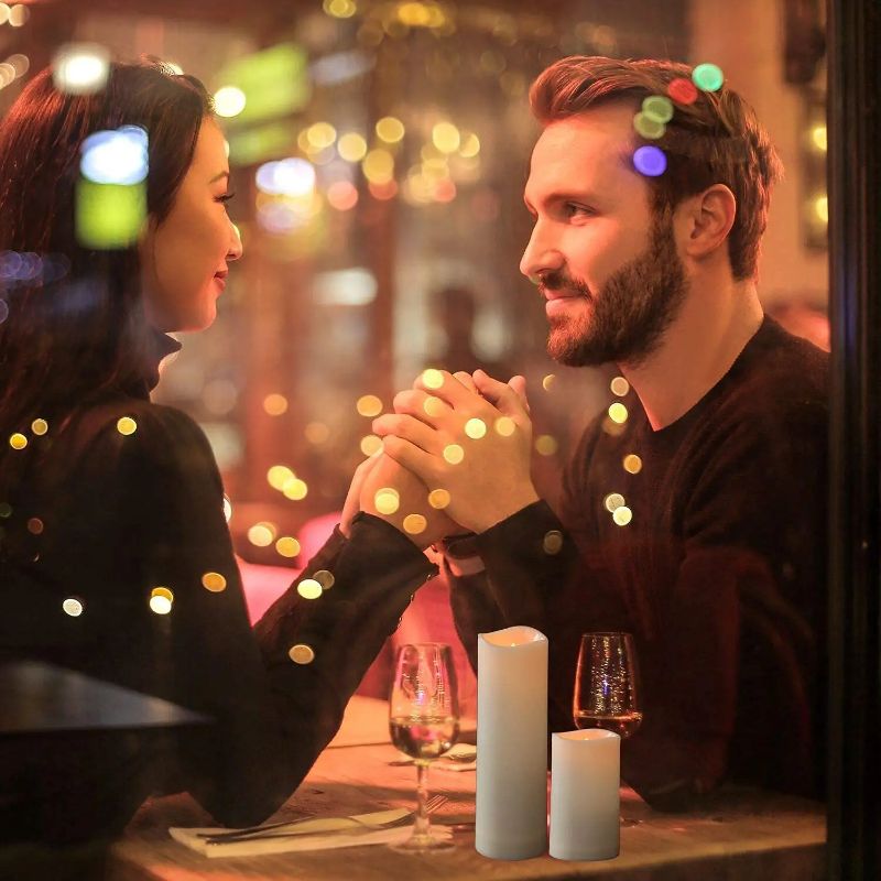 Exquisite Pack of 12 Flameless Candles-Sparklie Lights